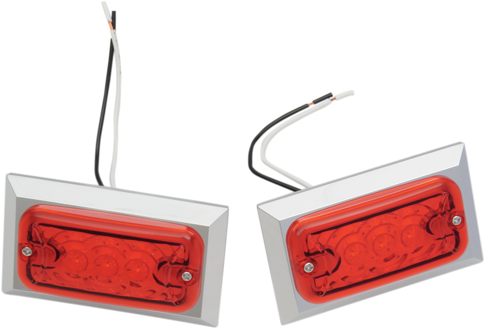 CHRIS PRODUCTS Marker Lights - Dual Filament - Red 0814R-LED-2