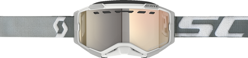 SCOTT Fury Snow Goggles - Light Sensitive - White/Gray - Bronze Chrome 278604-1039245