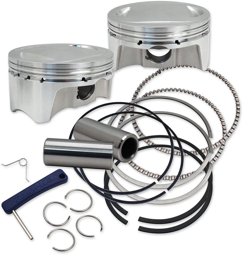 S&S CYCLE High Compression Piston Kit BORE SIZE S/B 3.937" 920-0100
