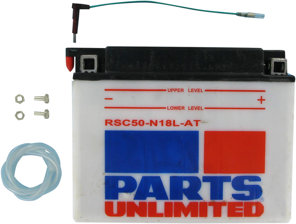 Parts Unlimited Battery - Rsc50n18lat With Sensor Sc50-N18l-At