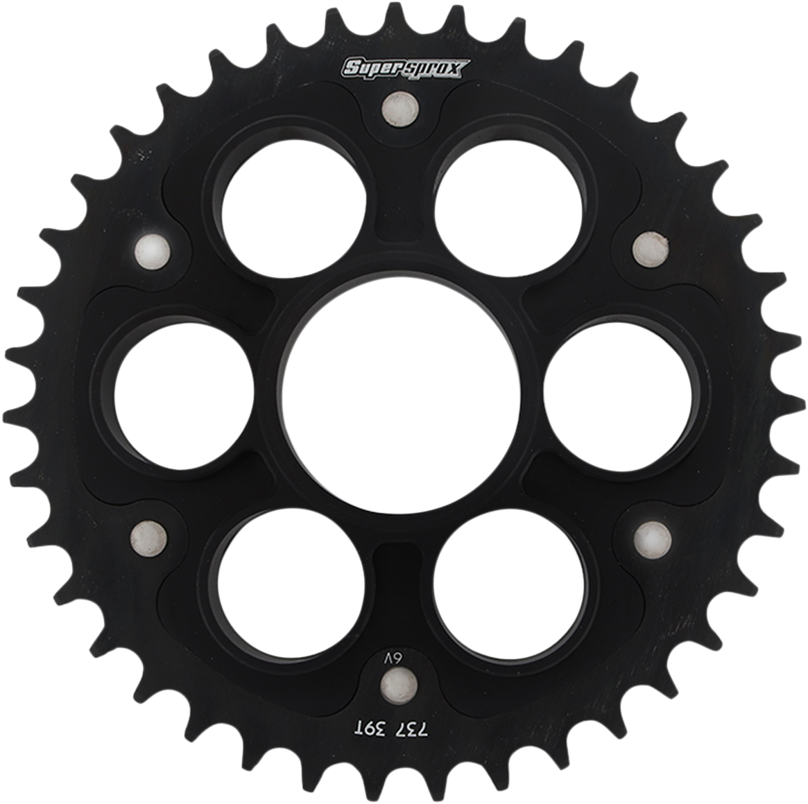 SUPERSPROX Stealth Rear Sprocket - 39 Tooth - Black - Ducati RST