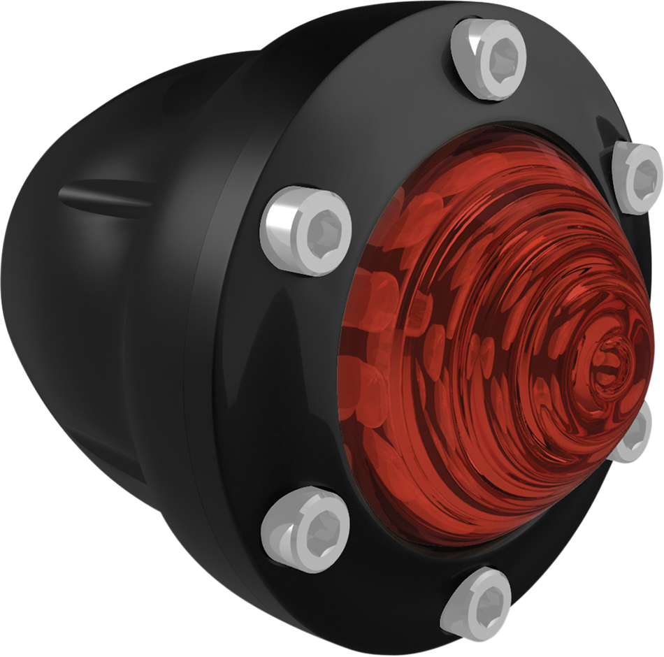 RSD Rear Tracker Turn Signals - Red Lenses 0207-2019-B
