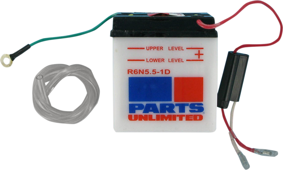 Parts Unlimited Conventional Battery 6n5.5-1d