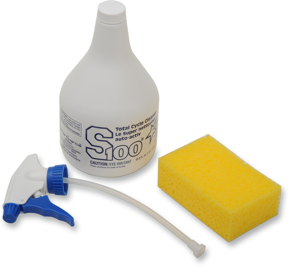 S100 Total Cycle Cleaner - Deluxe Kit - 1L 12001B