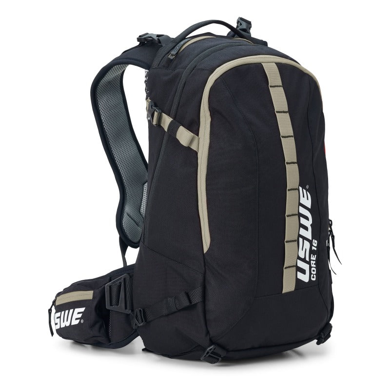 USWE Core Dirt Biking Daypack 16L - Black/Mudgreen