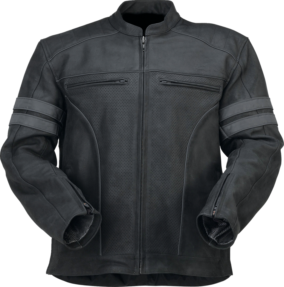 Z1R Remedy Leather Jacket - Black - XL 2810-3892