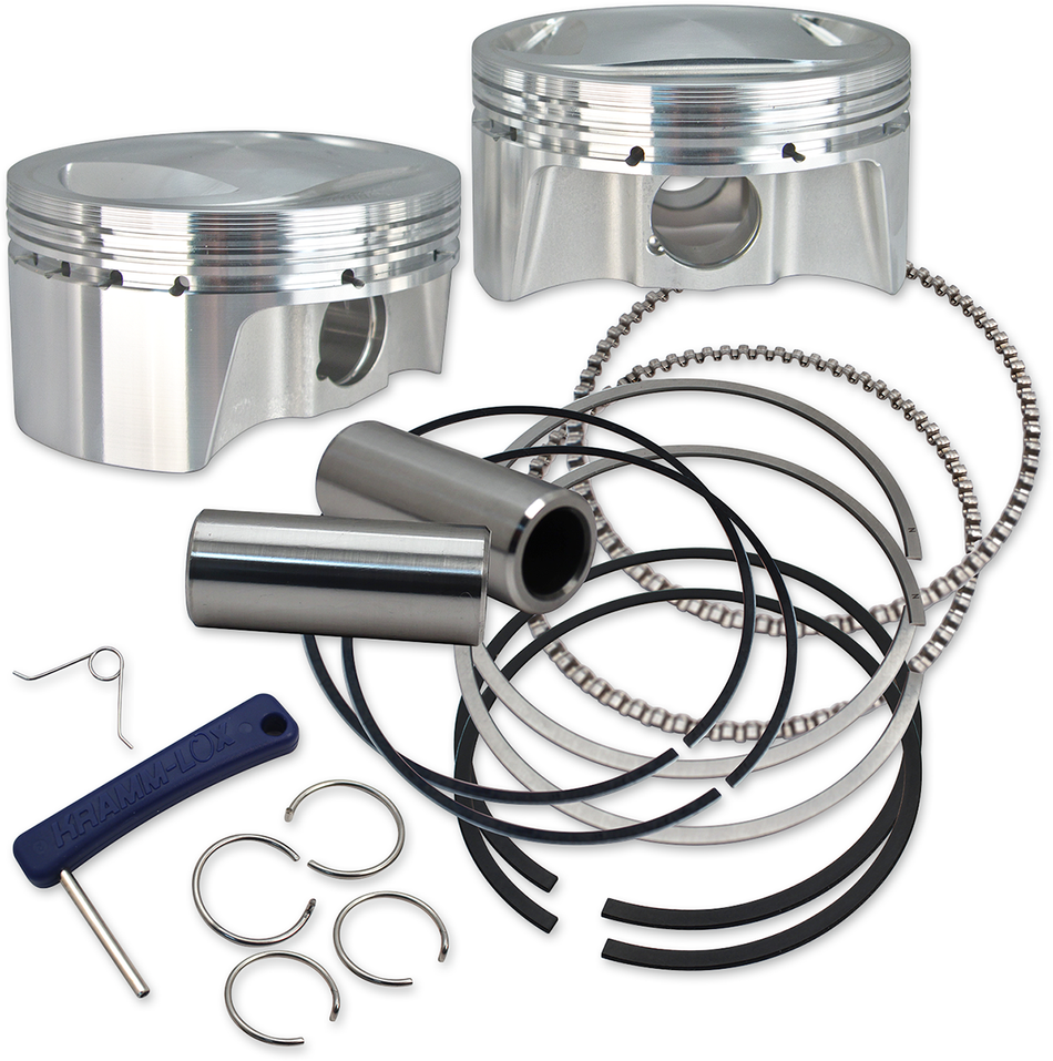 S&S CYCLE High Compression Piston Kit BORE SIZE S/B 3.937" 920-0101