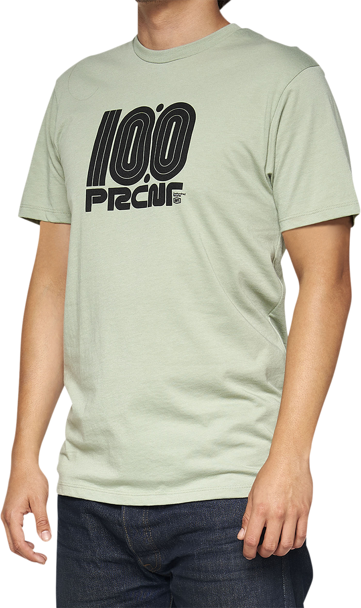 100% Pecten T-Shirt - Slate Green - Small 32144-486-10