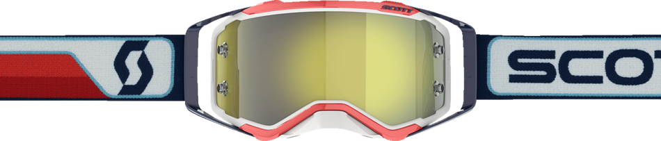 SCOTT Prospect Goggle - Red/White - Yellow Chrome 272821-1005289