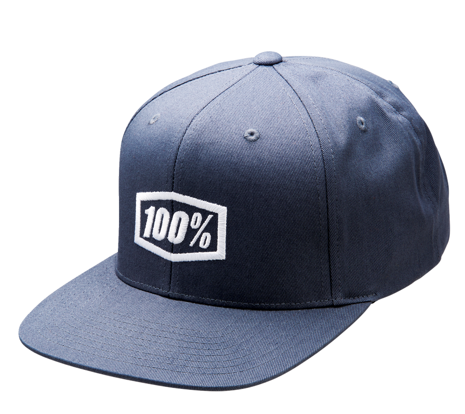100% Youth Icon Snapback Hat - Heather Charcoal - One Size 20047-00001