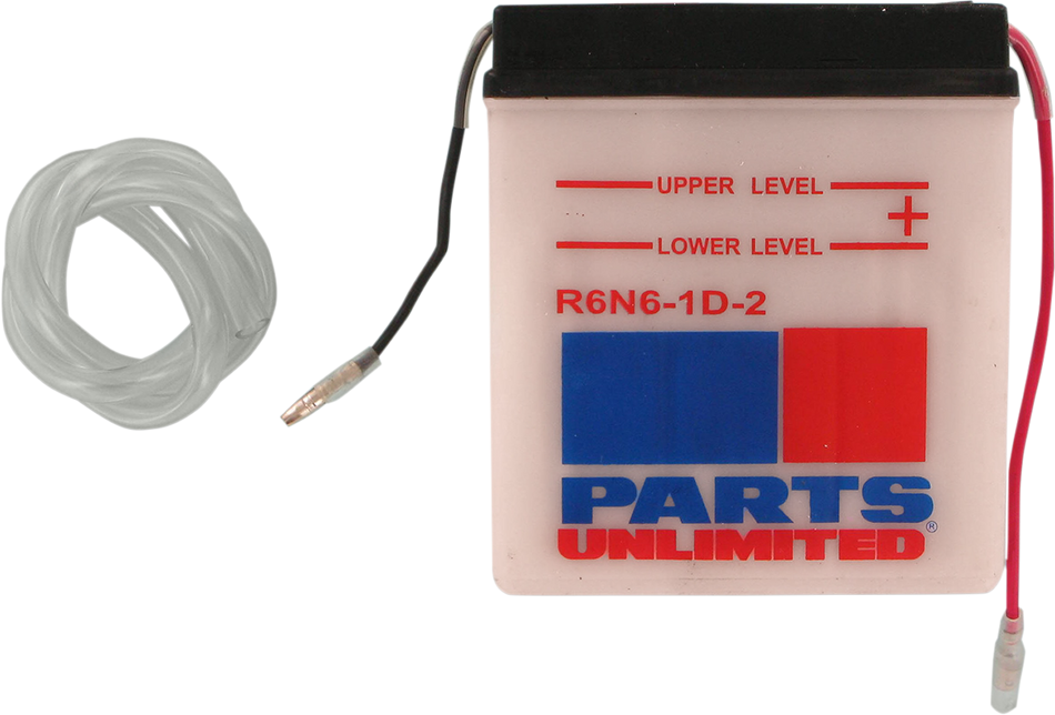 Parts Unlimited Conventional Battery 6n6-1d-2