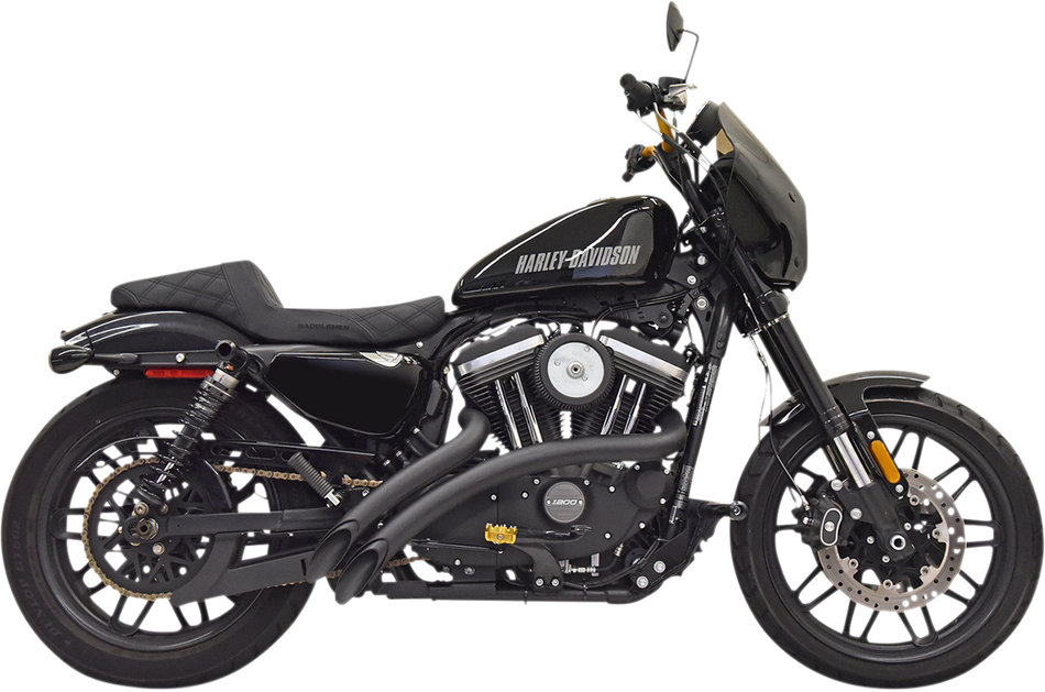 BASSANI XHAUST Radial Sweepers Exhaust System - Black 1X3FB