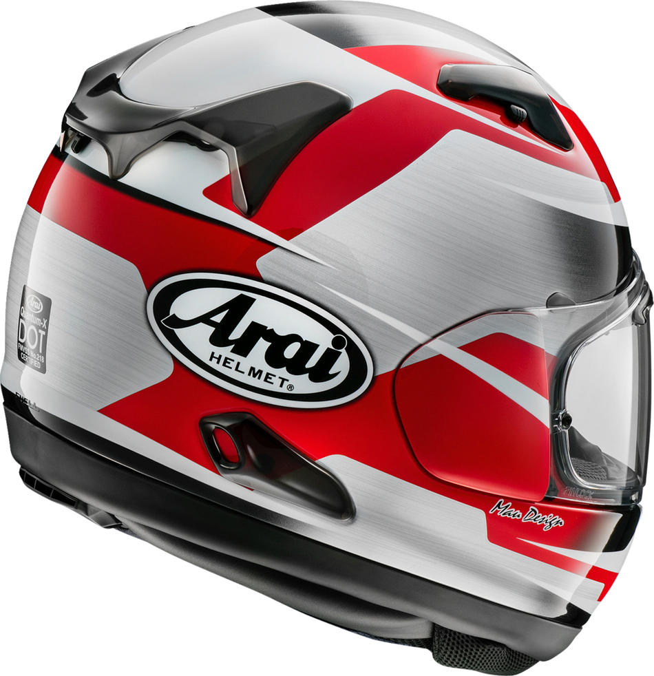ARAI Quantum-X Helmet - Steel - Red - Large 0101-15739