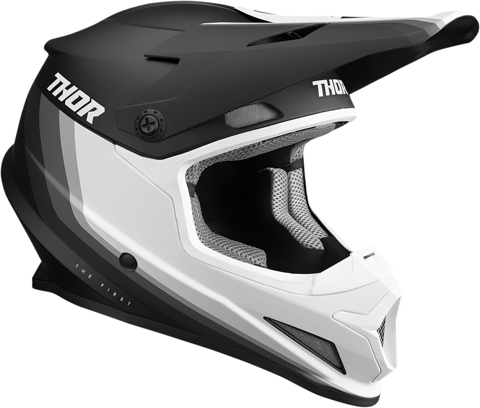 THOR Sector Helmet - Runner - MIPS - Black/White - 2XL 0110-7319