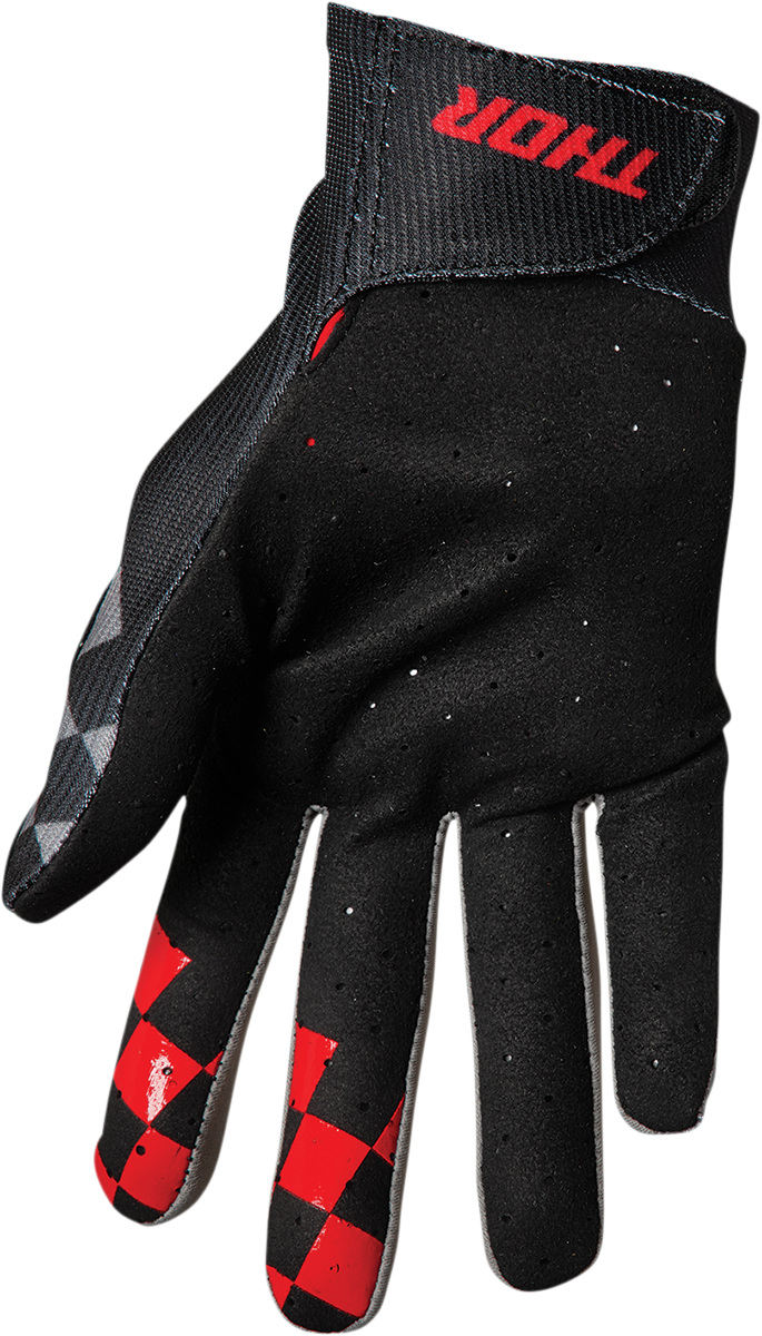 THOR Intense Assist Chex Gloves - Black/Gray - Large 3360-0047