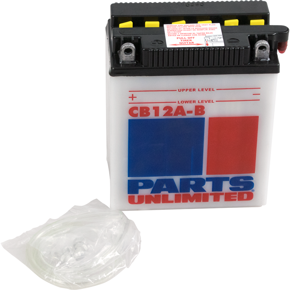 Parts Unlimited Battery - Yb12a-B Cb12a-B