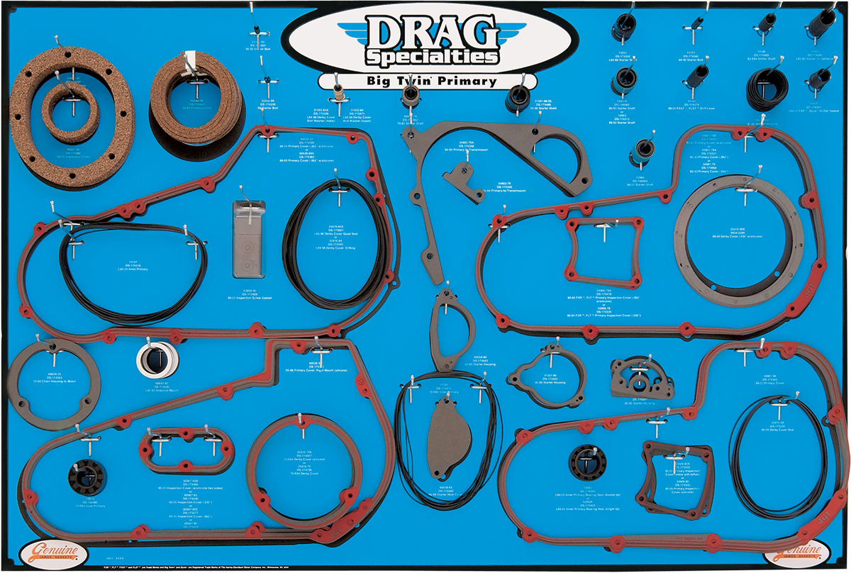 DRAG SPECIALTIES Gasket, Seal, and O-ring Display - '99-'06 Twin