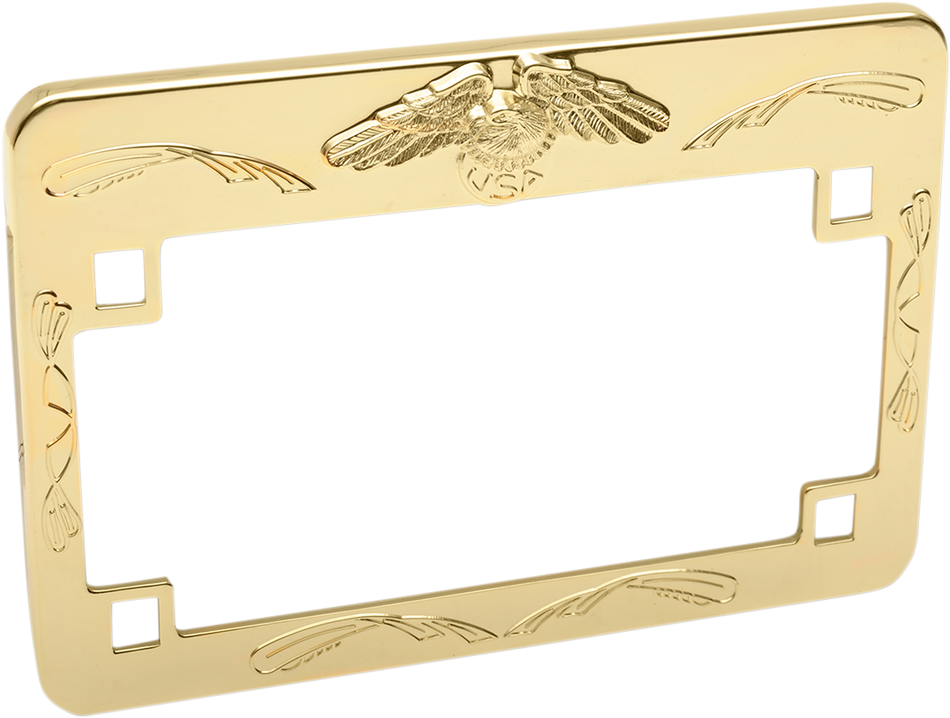 EMGO Eagle License Plate Frame - Gold 86-42650