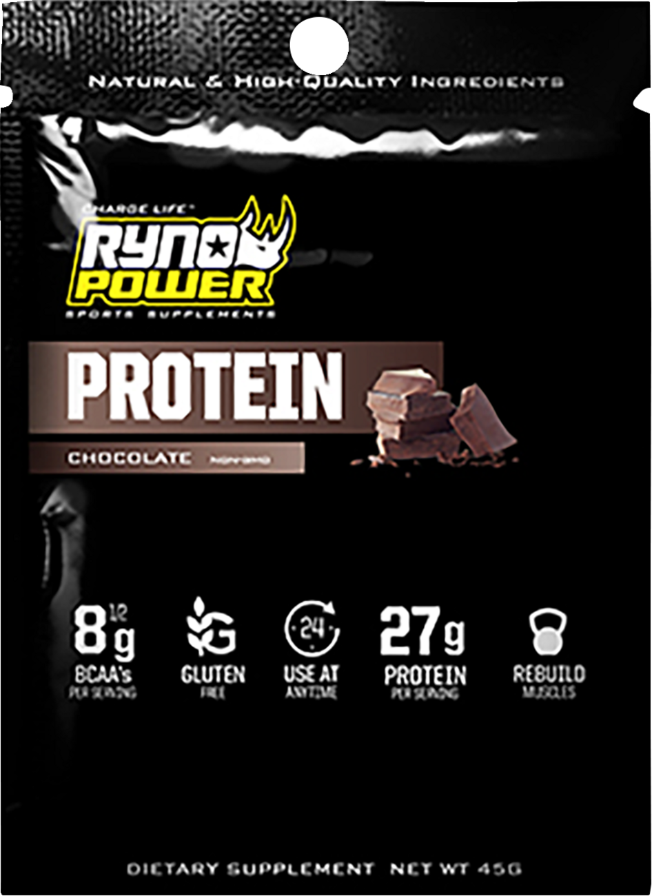 RYNO POWER Protein Powder - Chocolate - 1 Serving SMP-CHOC