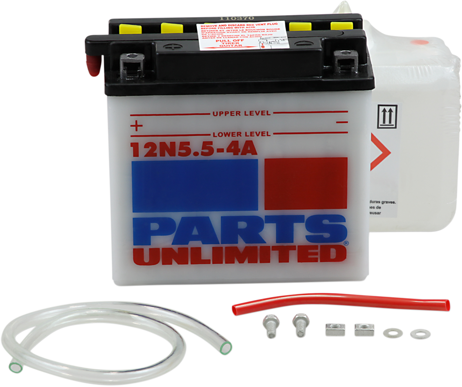 Parts Unlimited Battery - 12n5.5-4a 12n5.5-4a-Fp