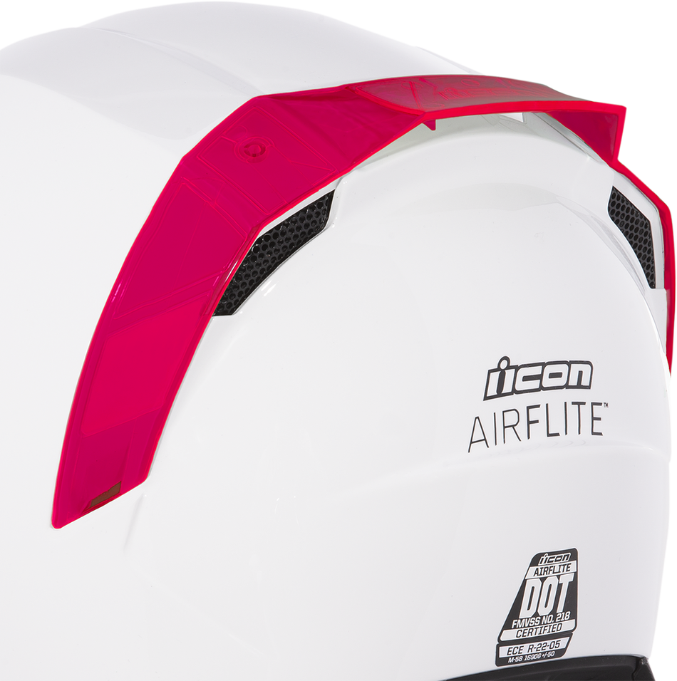 ICON Airflite™ Rear Spoiler - Dayglo Red 0133-1308