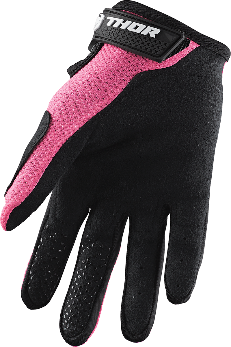 THOR Women's Sector Gloves - Pink - Medium 3331-0188
