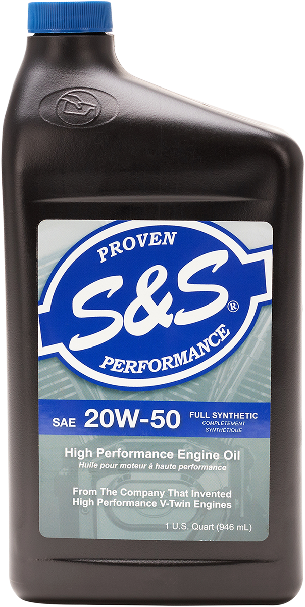 S&S CYCLE Synthetic Oil 20W-50 - 1 U.S. quart 153755