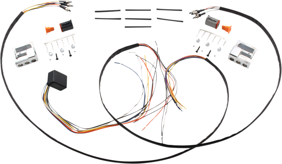 GMA ENGINEERING BY BDL Switch Kit - Brake/Clutch - Harness - Polished GMA-HBWH-SW-OP