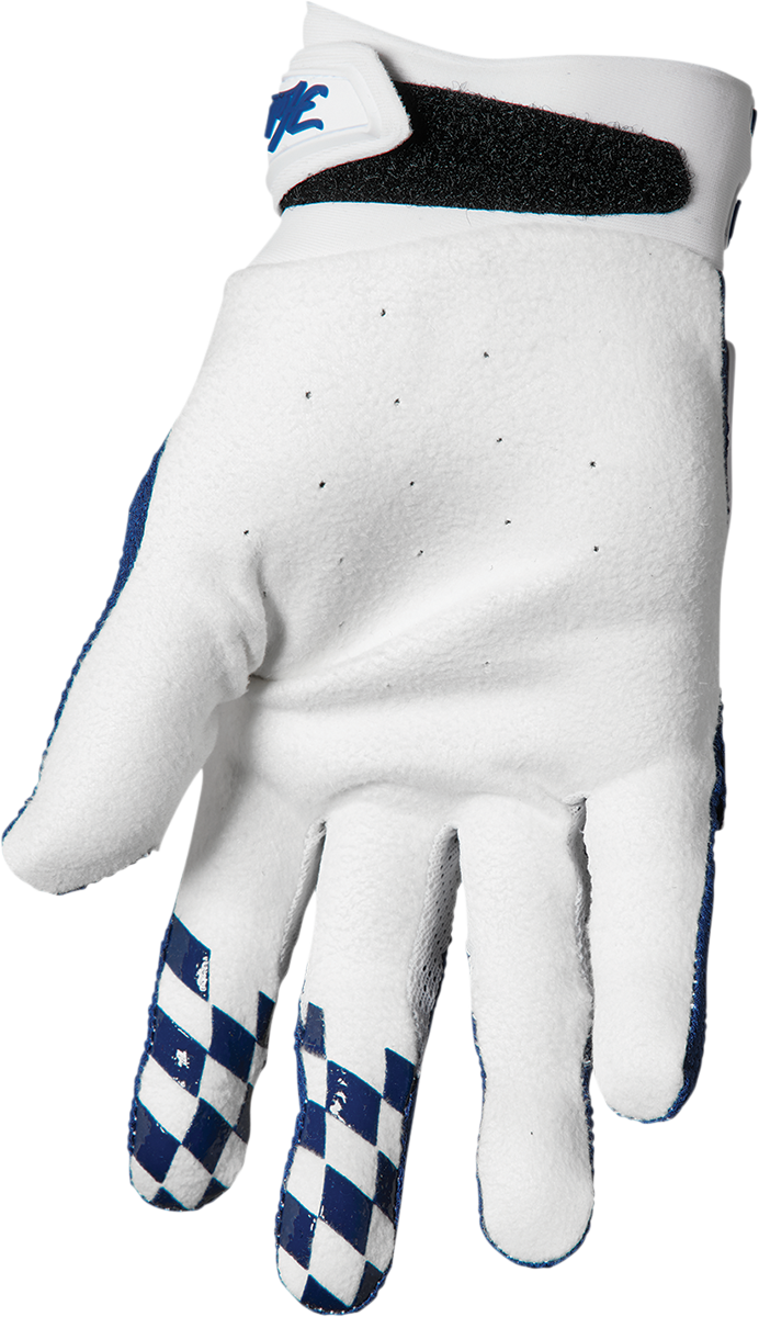THOR Hallman Digit Gloves - White/Navy - Medium 3330-6772