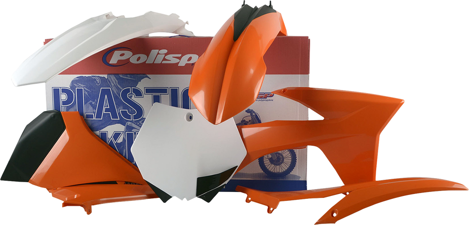 POLISPORT Body Kit - OEM Orange/White - SX/SX-F/XC 90408