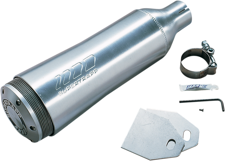 SUPERTRAPP Silencer - 1.5" Inlet/1.75" Core 412-15000