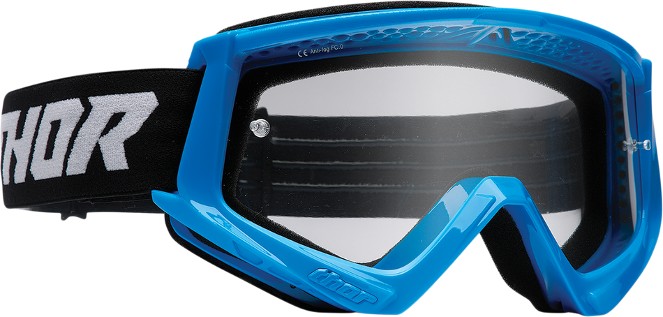 THOR Youth Combat Goggles - Racer - Blue/Black 2601-3047