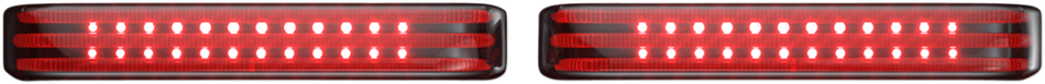 CUSTOM DYNAMICS Saddlebag LED Lights - Sequential - Black/Smoke PB-SBSEQ-BCM-BS