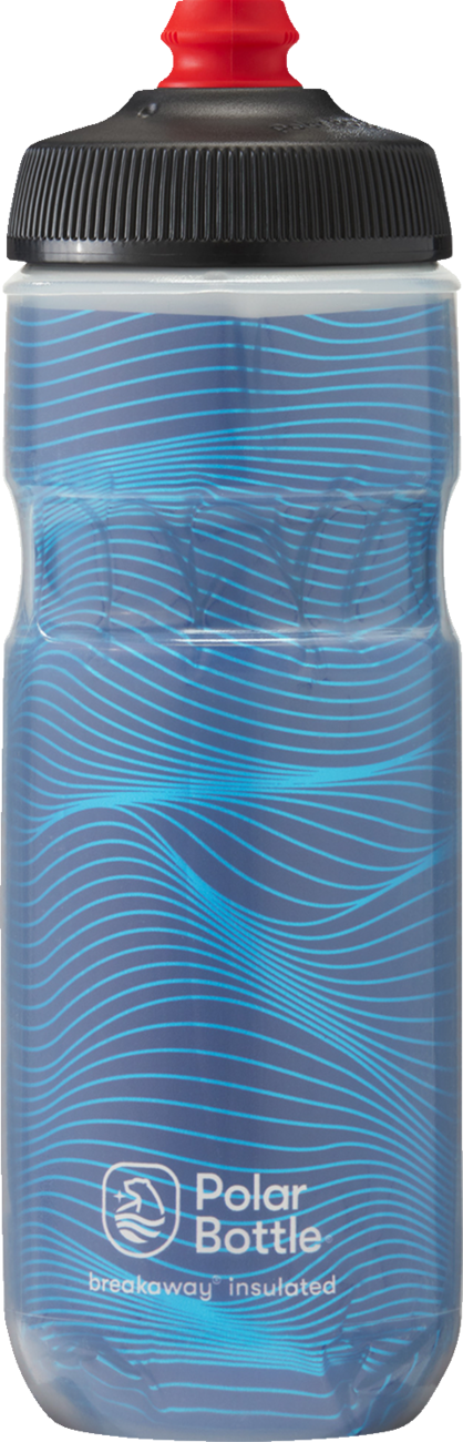 Polar Bottle Kids Insulated Water Bottle - 12oz Fireworks - Azure Blue -  BPA Free Sport & Bike Water Bottle, Easy Squeeze Bottle