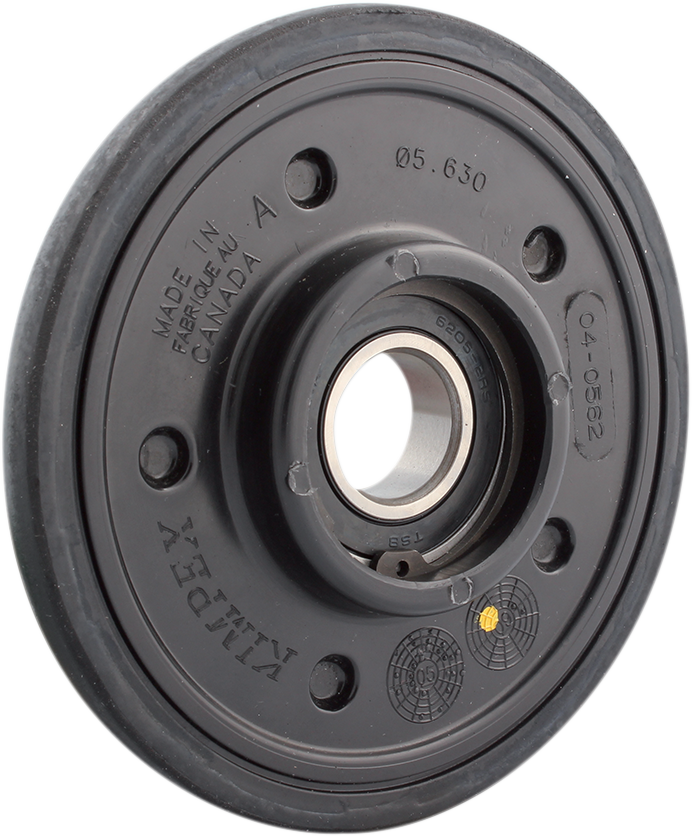KIMPEX Idler Wheel with Bearing 6205-2RS - Without Insert - Black - Group 1 - 5.63" OD x 1" ID 298931