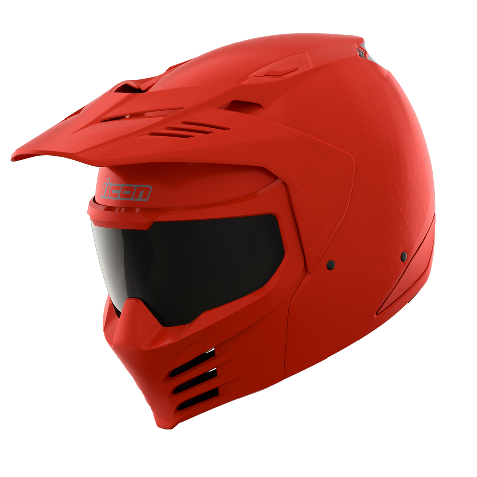 ICON Elsinore™ Helmet - Monotype - Red - Small 0104-3316