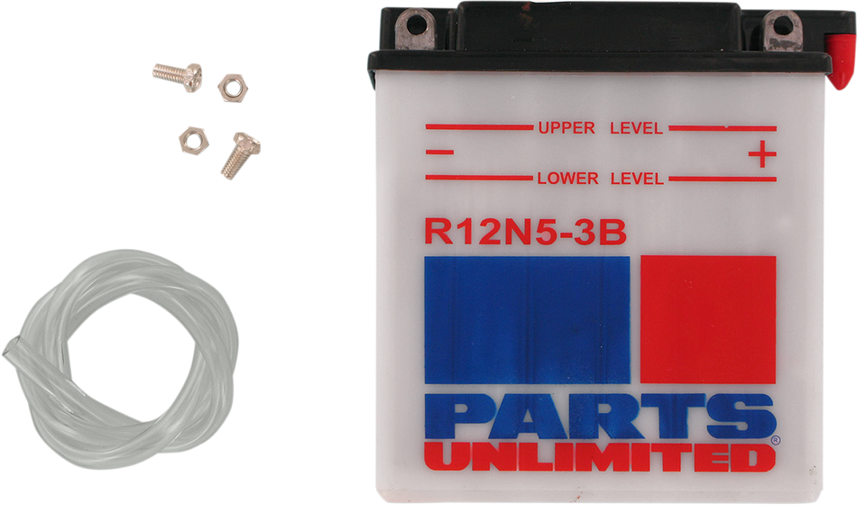 Parts Unlimited Conventional Battery 12n5-3b