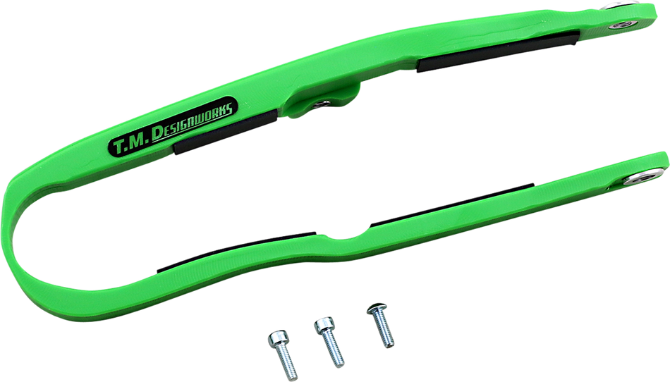 T.M. DESIGNWORKS Chain Slider - Honda - Green DCS-H10-BU
