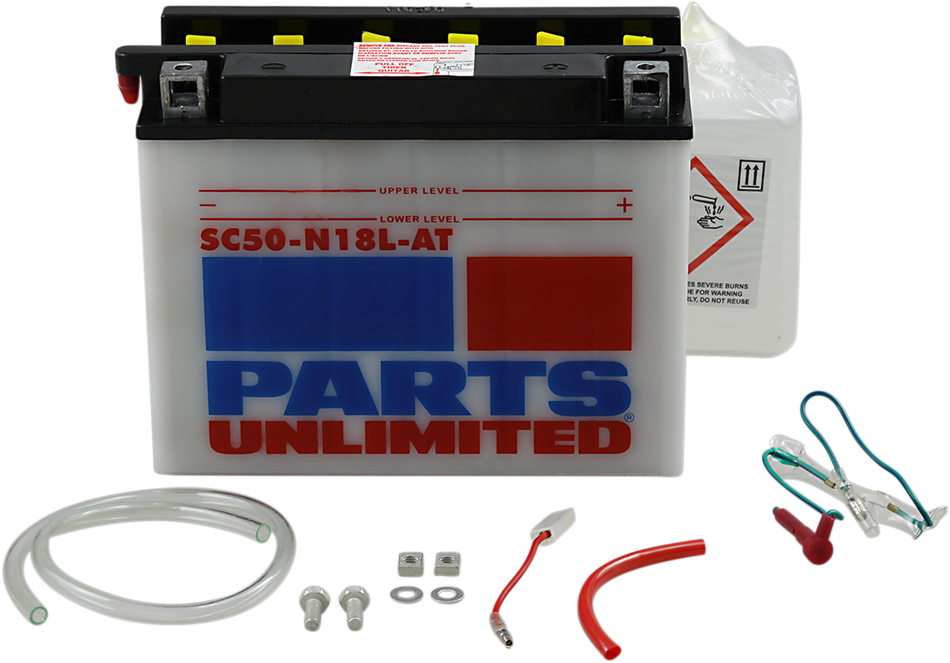 Parts Unlimited Battery - Sy50n18lat With Sensor Sc50-N18l-At-Fp