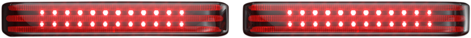 CUSTOM DYNAMICS Saddlebag LED Lights - Sequential - Black/Smoke PB-SBSEQ-HD-BS