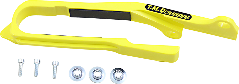T.M. DESIGNWORKS Chain Slider - Suzuki - Yellow DCS-S25-YL
