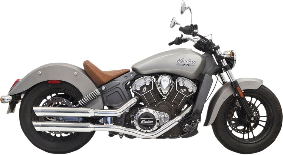 BASSANI XHAUST 3" Mufflers for Scout - Chrome 8S27SC