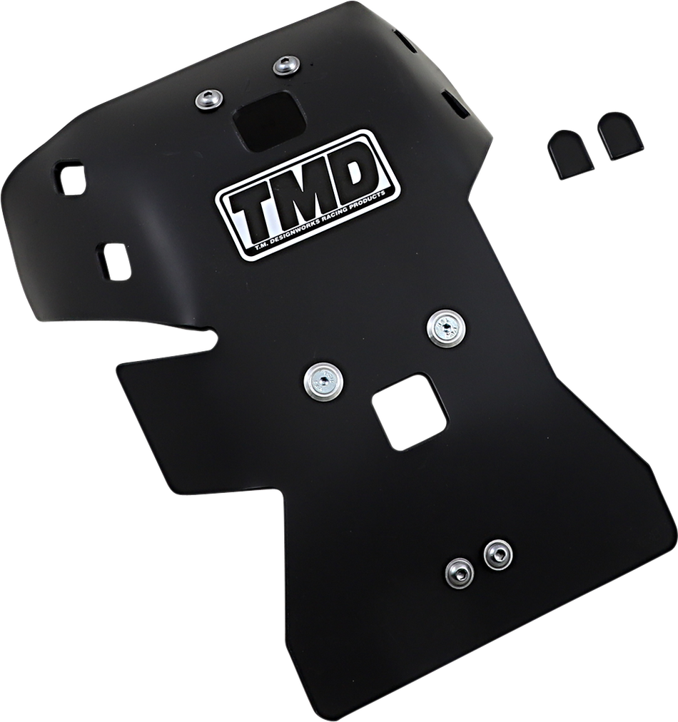 T.M. DESIGNWORKS Skid Plate - Black - KTM KTMC-130-BK