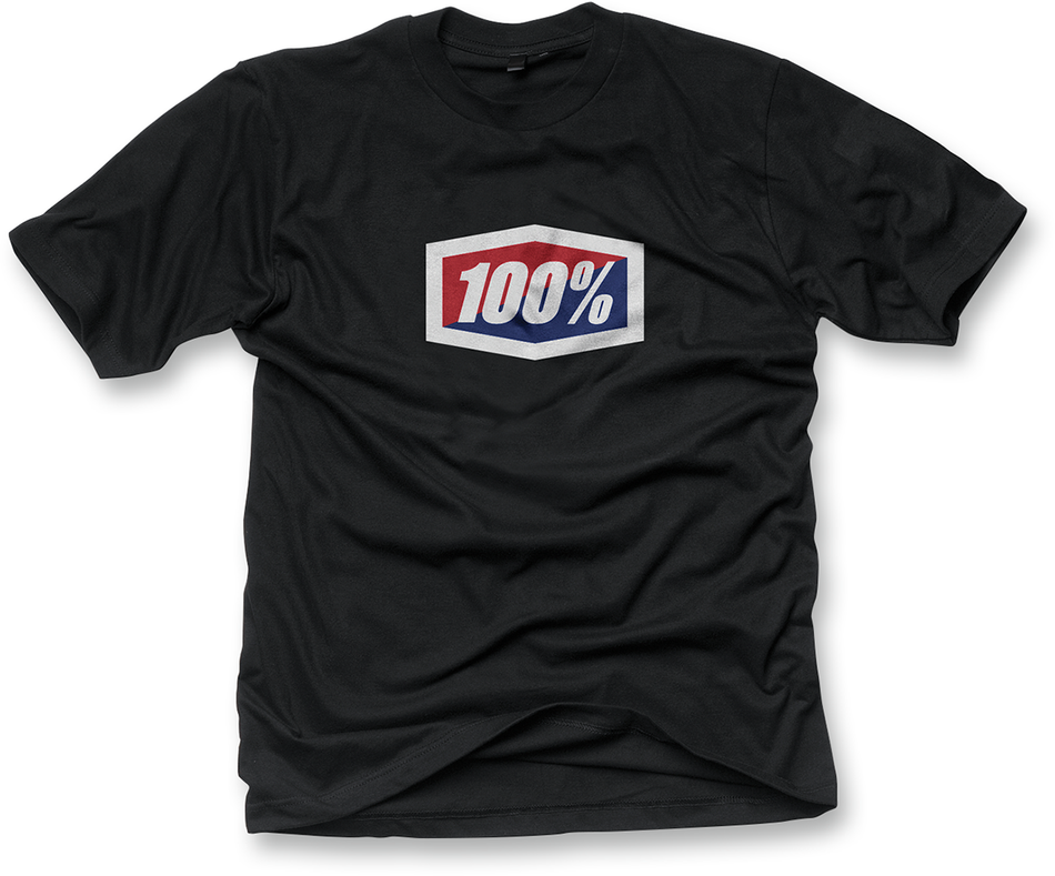 100% Official T-Shirt - Black - Large 20000-00007