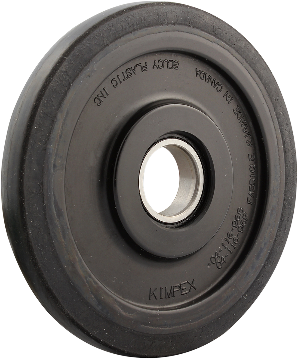 KIMPEX Idler Wheel with Bearing 6005RS - Black - 130 mm OD x 25 mm ID 298936