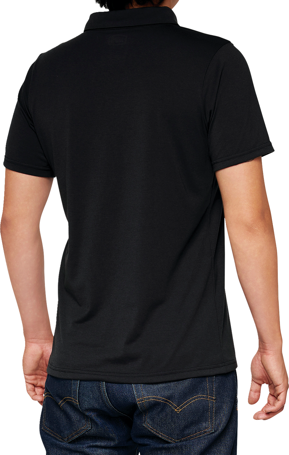100% Corpo Polo Shirt - Black/Gray - Medium 35019-057-11