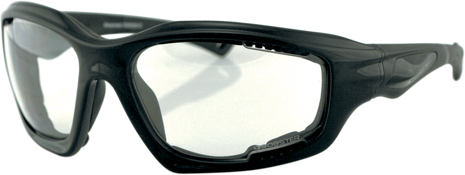 BOBSTER Desperado Sunglasses - Gloss Black - Clear EDES001C