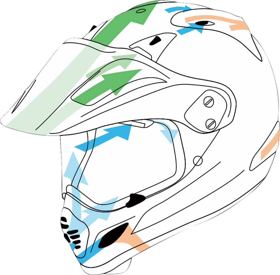 ARAI XD-4 Helmet - Africa Twin - XL 0140-0231