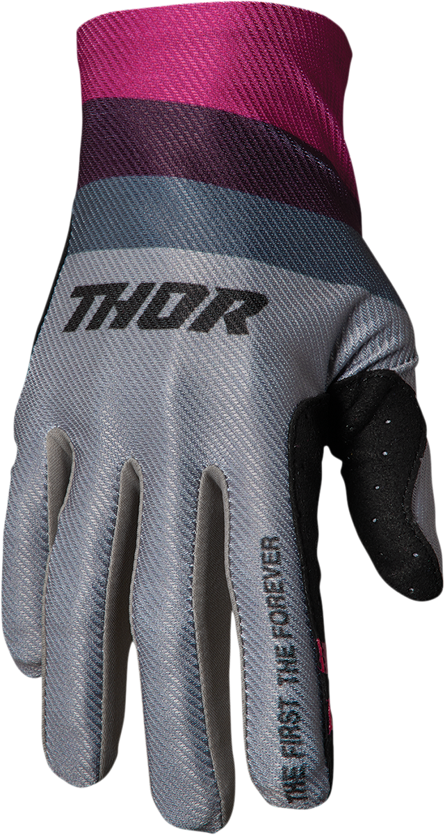THOR Assist Gloves - React Gray/Purple - Medium 3360-0064