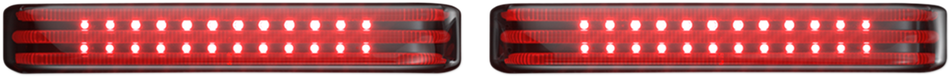 CUSTOM DYNAMICS Saddlebag LED Lights - Sequential - Chrome/Smoke PB-SBSEQ-SS6-CS
